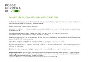 salario minino es